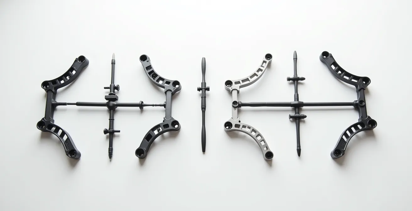 Schéma technique détaillé des systèmes de montage ILF et des incompatibilités entre marques